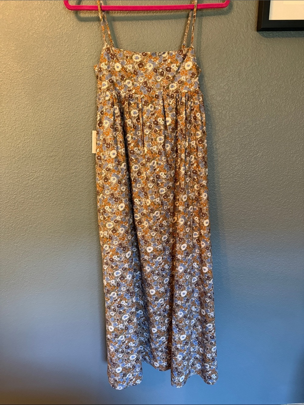 Petal & Pup Brown Floral Maxi dress